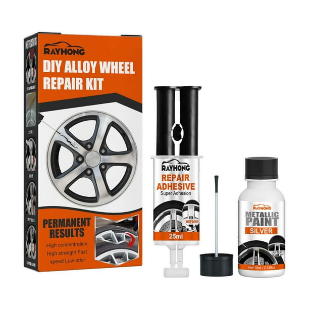 Pisexur Accesorios para coches, Electrónica para cochesAgente reparador de rayones de ruedas Agente reparador de rayones de autos Agente reparador de rayones de pintura 25 ml Asiento de auto
