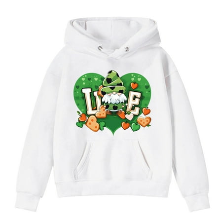 

The Boys Girls Cartoon Print Hoodie Long Sleeve Soft Sweatshirt Graphic Hoody Kids Cute Pullovers Tops Fall Winter Clothes Girls Zip Hoodie Teen Sweatshirt Boys Youth Large Clothes Soccer Girl