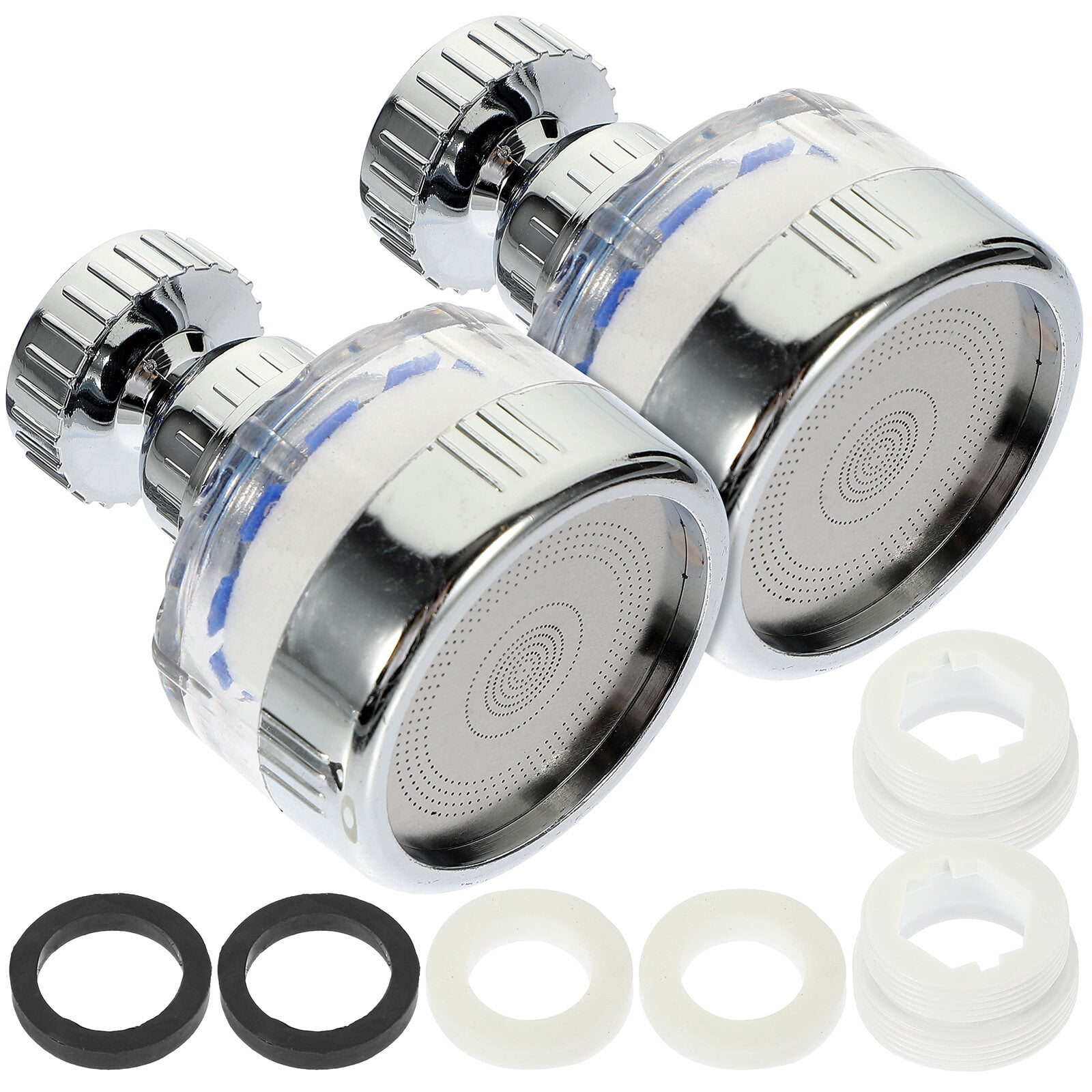 2pcs Bathroom Sink Water Filter Kitchen Sink Faucet Water Purifier Tap