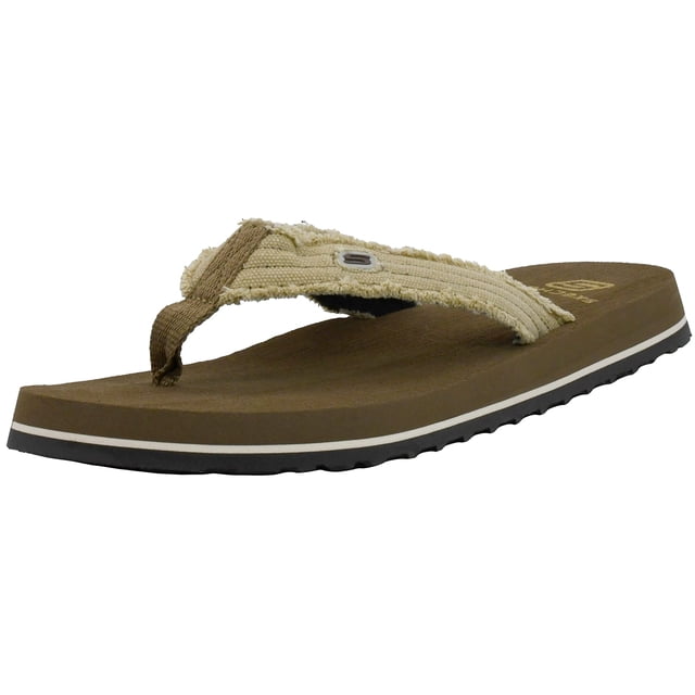 Sandalia Skechers Tantric Fray de Algodón Marrón Talla 13 M