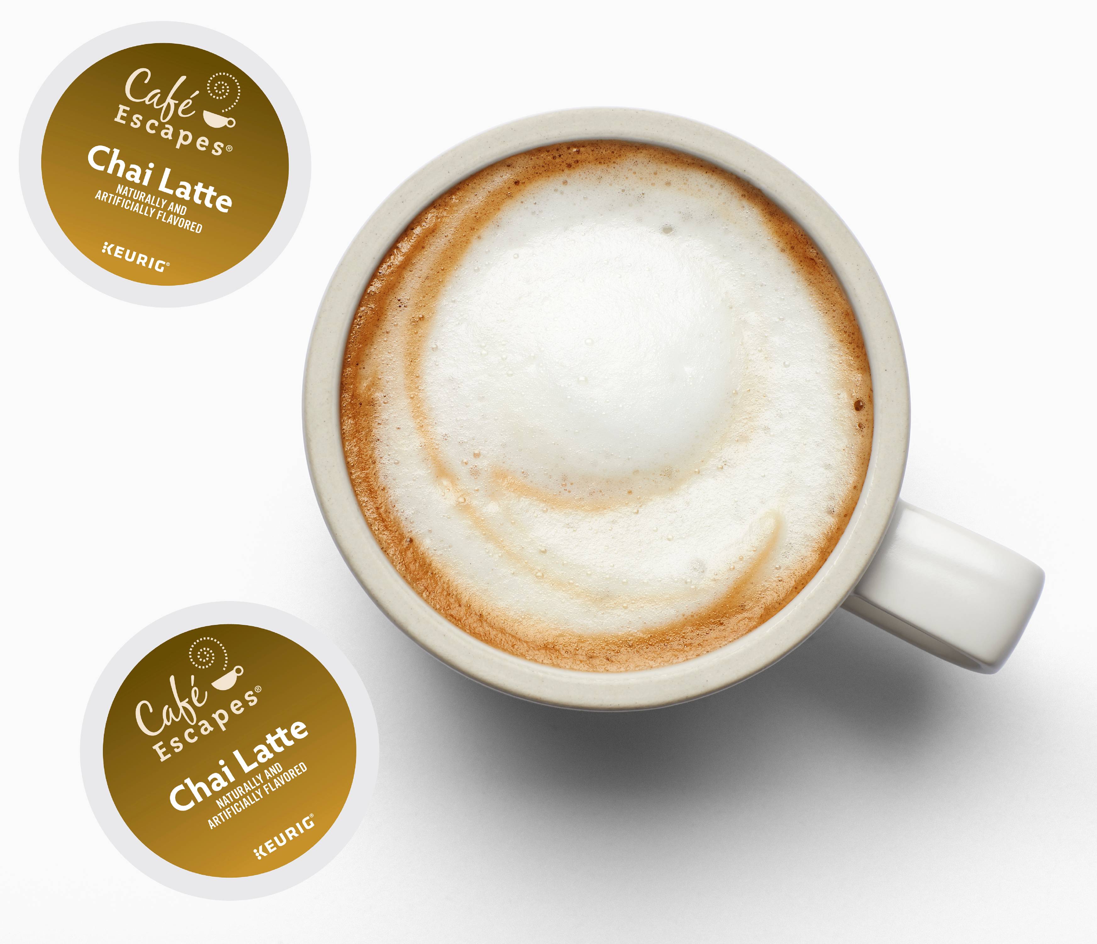 Cafe Escapes Chai Latte, Keurig K-Cup Pods, Contains Milk, 16ct - image 4 of 6