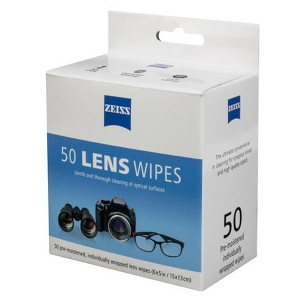 ZEISS Lens Wipes 50 PreMoistened Eyeglass Cleaning Wipes Walmart