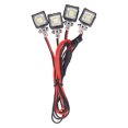thumbnail image 1 of Faro LED De Alto Brillo, Foco Delantero Con Base De Montaje Para Axial, SCX10 90046, Wraith RR10, MST, Redcat RC Car, Instalación Y Extracción Sencillas, 1 of 7