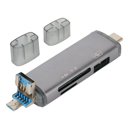 Image of Card reader OTG USB C USB MICRO USB 5Gbps ultra-thin plug and play memory card reader suitable for mobile phones computers laptops