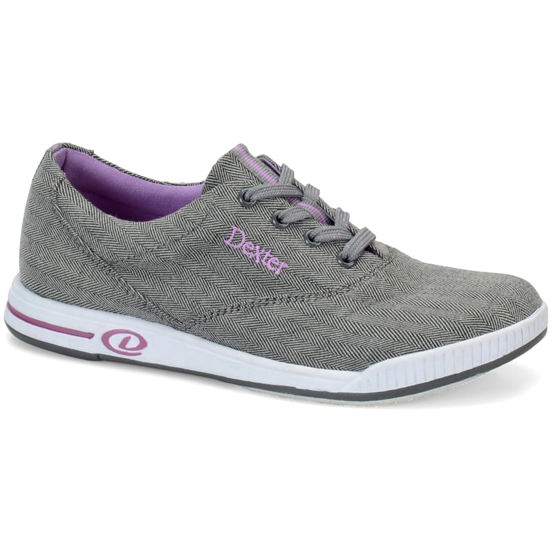 Kerrie Grey Twill Women's Bowling Shoes, Size 9