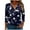 Multicolor Plus Size Blouse for Women_P, variant on CYMMPU Flower Pattern 3/4 Sleeve Spring Tops Blouses for Women Dressy Casual Loose Fit T-Shirts V Neck Fall Fashion Shirts Business Elegant Work Topss S