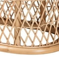 thumbnail image 5 of bali & pari Ladonna Bohemian Natural Rattan Ottoman Footstool, 5 of 6