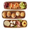 thumbnail image 1 of Juego de 3 Platos de Charcutería Hecef Bandeja de Madera de Acacia para Servir Tablas de Queso, 1 of 12