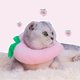 thumbnail image 2 of Creative Peach Shaped Collar for Cat, Cute Cat Headdress, Pet Cat Cosplay Makeup Cap, Pet Cartoon Co, 2 of 5