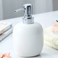 thumbnail image 1 of Comaie Ceramic Soap Dispenser Bottle Liquid Soap Dispenser with Pump Dispenser Container for Bathroom Kitchen Bathroom Accessories, 1 of 3