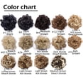 thumbnail image 6 of 80cm Synthetic Chignon Messy Scrunchies Elastic Band Hair Bun Straight Updo Hairpiece High Temperture Fiber Natural Fake Hair, 6 of 7