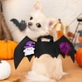 thumbnail image 5 of Fun and Festive Pet Halloween Costume - Adorable Dog Cat Bat Wings Design,C M, 5 of 5