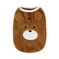 thumbnail image 3 of Chaleco de vellón suave para perros y gatos, ropa cálida de invierno para mascotas, suéter para cachorros, malteses, schnauzer, chihuahuas, bulldogs franceses, carlinos, 3 of 5