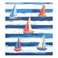 thumbnail image 6 of Yayeee Magnetic Dishwasher Cover for The Front Decoration Home Kitchen Machine Sticker Protector, Blue Sailboats, 6 of 6