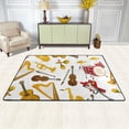 thumbnail image 3 of SKYSONIC Lightweight Soft Area Rugs Musical Instruments Floor Mat for Kids Playing Room Hardwood Floor Living Room Nursery Rugs, 72x48 inch, 3 of 6