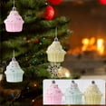 thumbnail image 3 of AuroraX Hanging Christmas Decoration Plastic Art Deco Pretty Ball Ornaments Decorative Pastel Maca Color Candy Shaped for Tree Decoration,Xmas Decor, 3 of 6