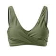 thumbnail image 4 of Toome Bikini Top Women Push Up Swim Crop Top Adjustable Back Stylish Beach Vacation Swimsuit Top Summer Bathing Suit, 4 of 5