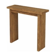 Topcobe Solid Wood Bar Table, 63-Inch Industrial Counter Height Table with Sturdy Base, Drink Table, High Top Table, Dining Table