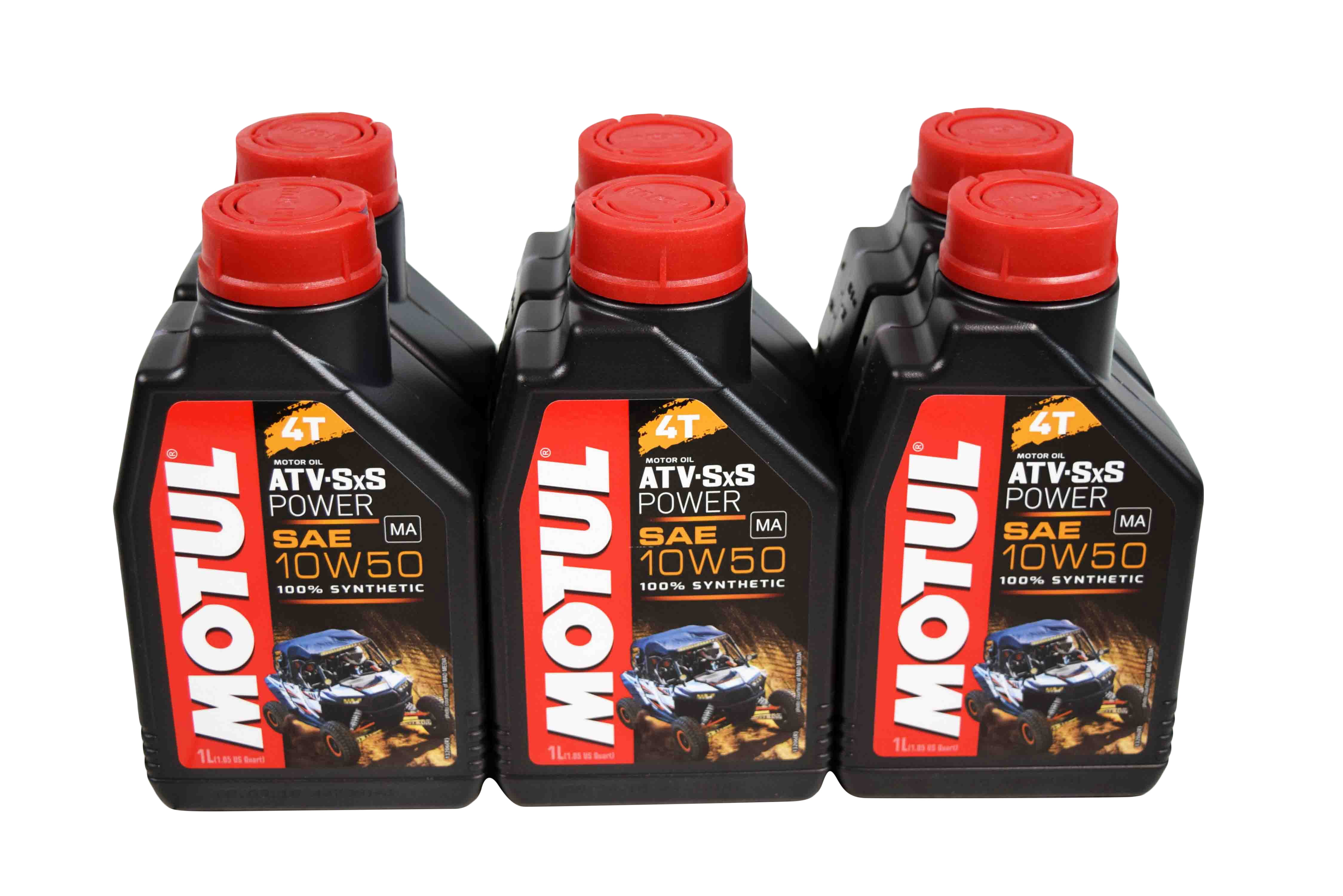 Motul 105900 Atv/sxs Power 4t 10w50 Oil 1 Liter 6 pck
