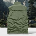 thumbnail image 4 of KeShDi Vest for Men Thin Sports Multi-bag Casual Loose Mountaineering Tooling Outdoor Jackets Army Green 4X, 4 of 4