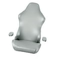 thumbnail image 2 of Funda elástica y extraíble para silla gaming, con reposabrazos y protector de asiento. Gris, 2 of 5