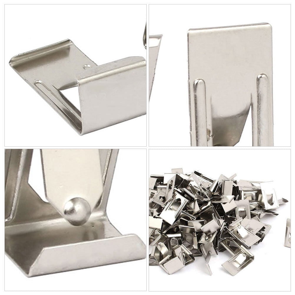 60 Clips Cadre Photo Métal - Ressorts Pour Accrochage Tableau Ou Imprimante 3D