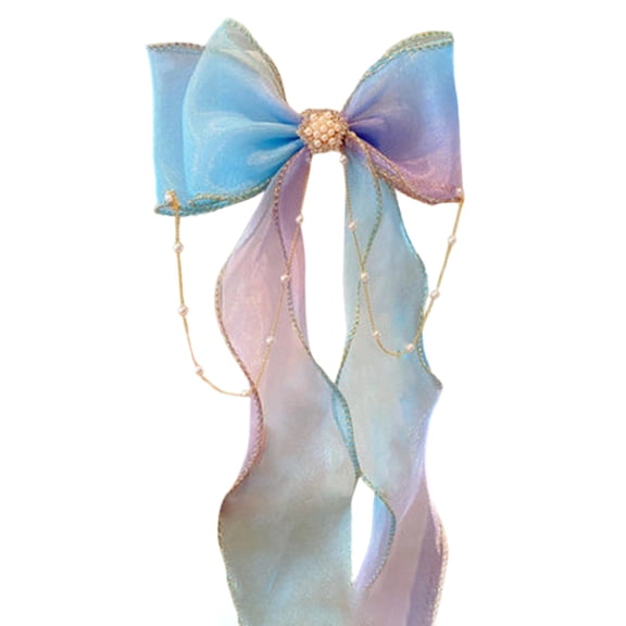Colorful Bow Hair For Girls Ribbon Headband And Hair Clips For Kids 3 9 Years Old