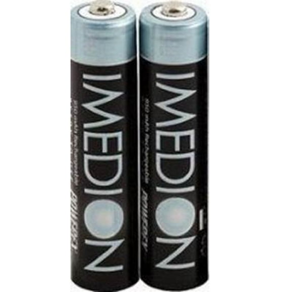 2 Powerex Imedion AAA 950mAh 1.2V Rechargeable Batteries