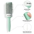 thumbnail image 5 of Eagle Fortress Professional Round Hair Brush for Blow Drying- Ceramic + Ionic- Green- 2.08in, 5 of 9