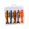 thumbnail image 3 of Señuelos de Pesca de 5 Piezas, Swimbaits Multienlace, Cebos Artificiales Realistas Profesionales con Anzuelos Afilados, Equipo de Pesca, 3 of 9