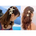 thumbnail image 2 of Pinzas para el pelo de estrella de mar para mujer, horquilla bonita para el pelo de playa, 1 unidad, 2 of 5