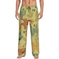 thumbnail image 2 of Kdxio Floral with Butterflies Print Men's Sleep Pajama Pant Lounge Pants with Pockets, 2 of 8