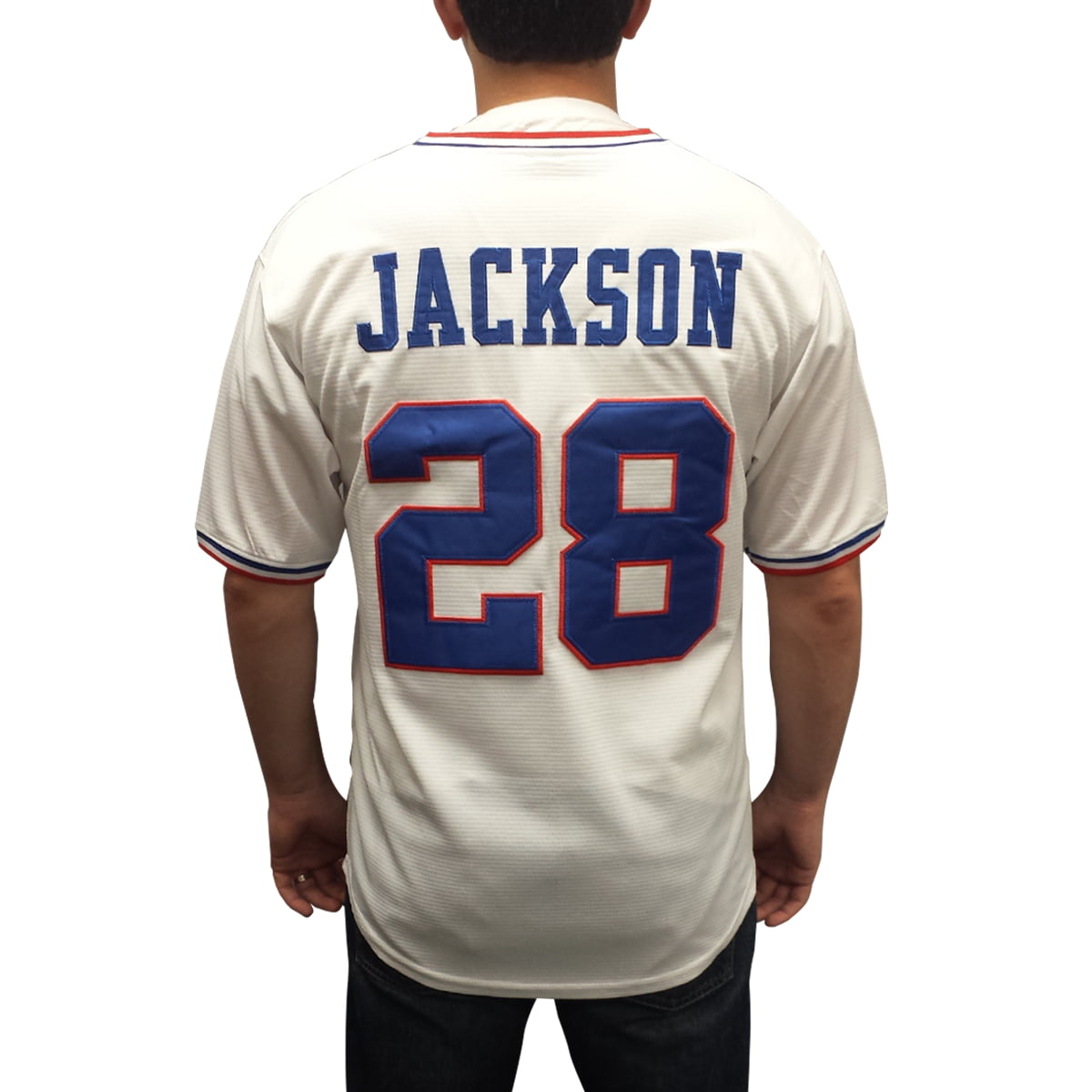 Bo Jackson #28 Chicks White Baseball Jersey Memphis Uniform Embroidered  Gift 