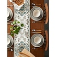 thumbnail image 2 of Rustic Boho Table Runner Cotton Linen 60 Inch Holiday Dresser Scarves, Southwest Aztec Abstract Pattern Aesthetic Tablerunner for Kitchen Coffee Dining Bedroom Dinner Scarf Décor 13''x60'', 2 of 9