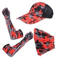 thumbnail image 1 of Manga de brazo Jadeshay para ciclismo absorbente con protección solar Rojo camuflaje, 1 of 14
