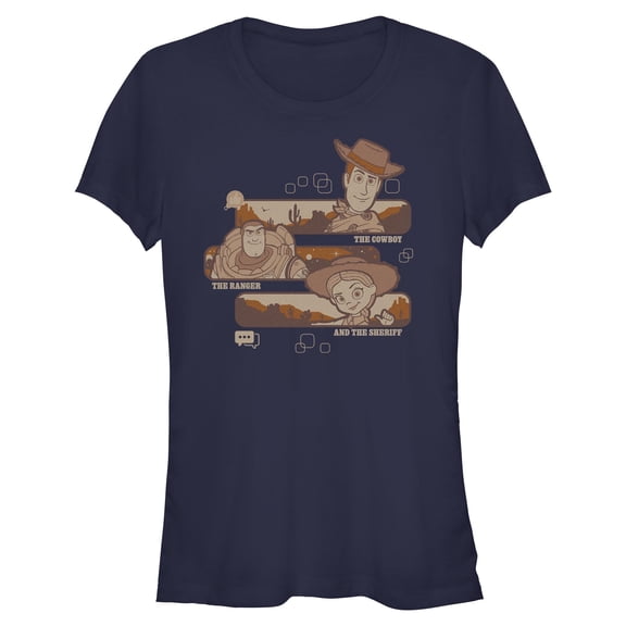 Juniors Toy Story 5 Cowboy Ranger And Sheriff T Shirt