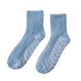 thumbnail image 2 of NIBOLOG 1 Pair Fuzzy Socks with Non Slip Grips Super Soft Breathable Cold Winter Warm Cozy Plush Slipper Socks, 2 of 8