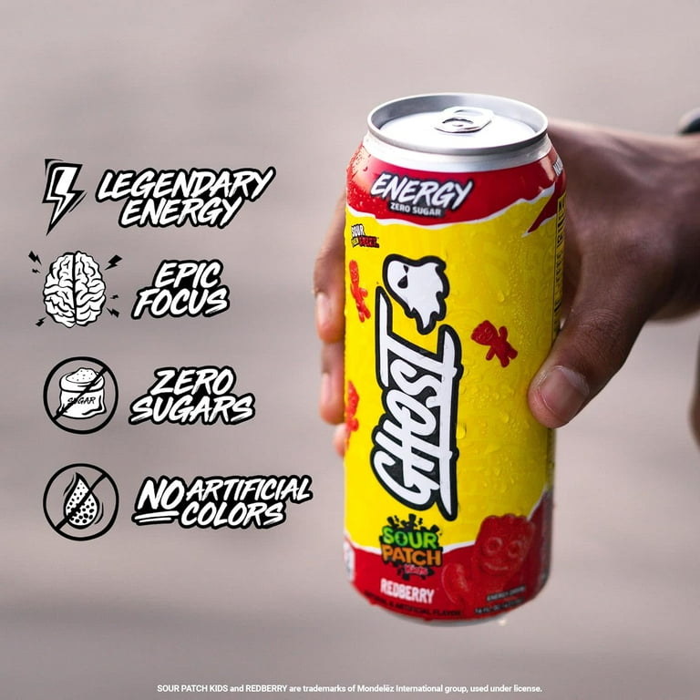 GHOST Energy Drink — Sour Patch Kids Redberry