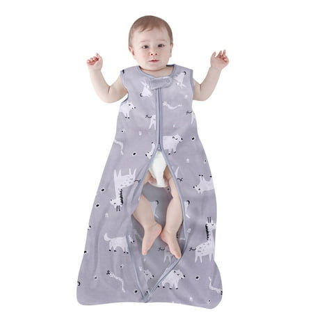 

AIMAOMI Baby Cartoon Zipper Wearable Blanket Cotton Swaddle Wrap Sleeping Bag H