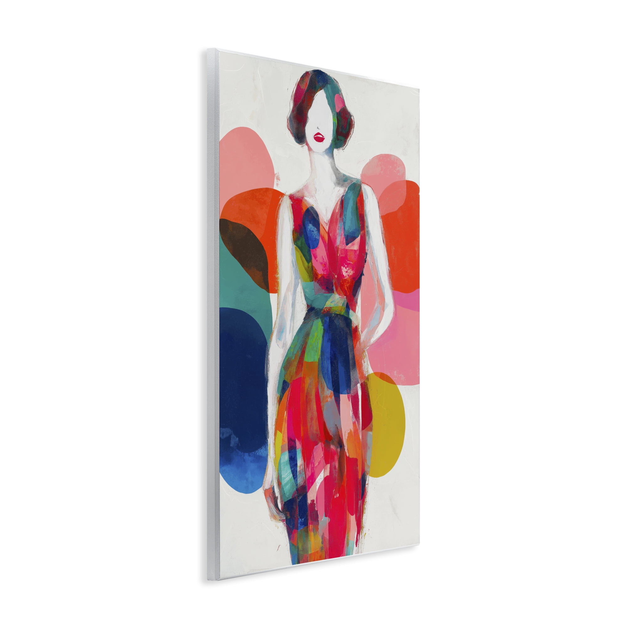 Stupell Industries Deco Fashion Woman Wall Plaque Art, design by Chromatic Storm Studio