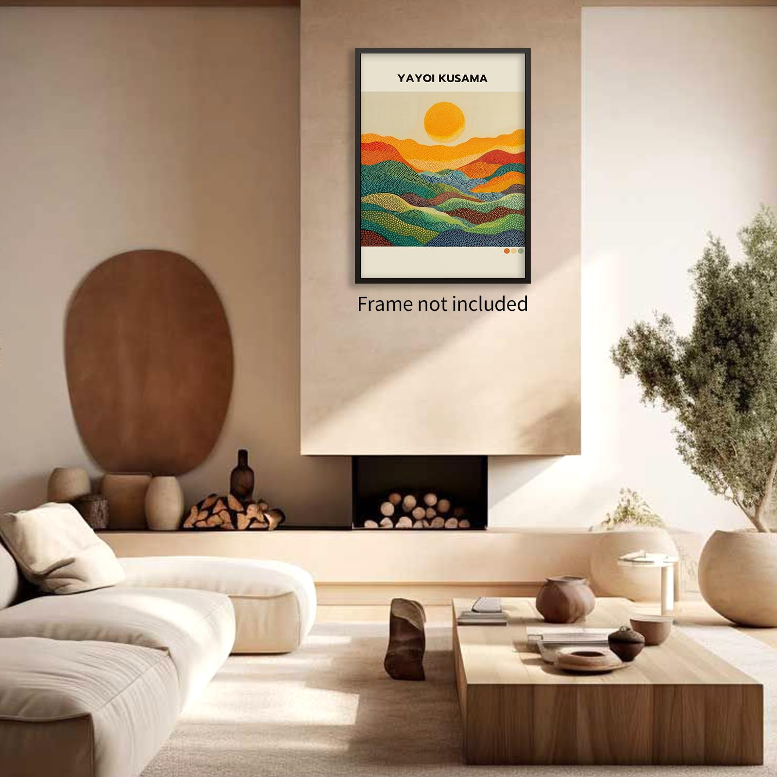 Yayoi Kusama1986 Wall Art Japanese Gallery Exhibition Wall Decor