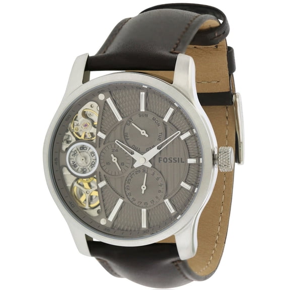 Fossil Men's Twist Mechanical Leather Watch ME1098