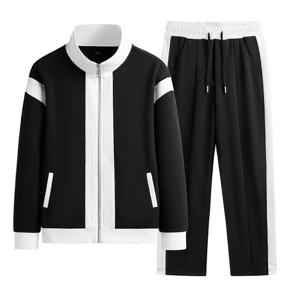 TIMIFIS Men's Tracksuits Sweatsuits for Men Sweat Track Suits 2 Piece Casual Athletic Jogging Warm Up Full Zip SetsFall