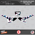 thumbnail image 3 of Kalair GFX Graphics Kit for Husqvarna TX300, FX350, and FX450 (2017-2018) Vision Series, 3 of 5