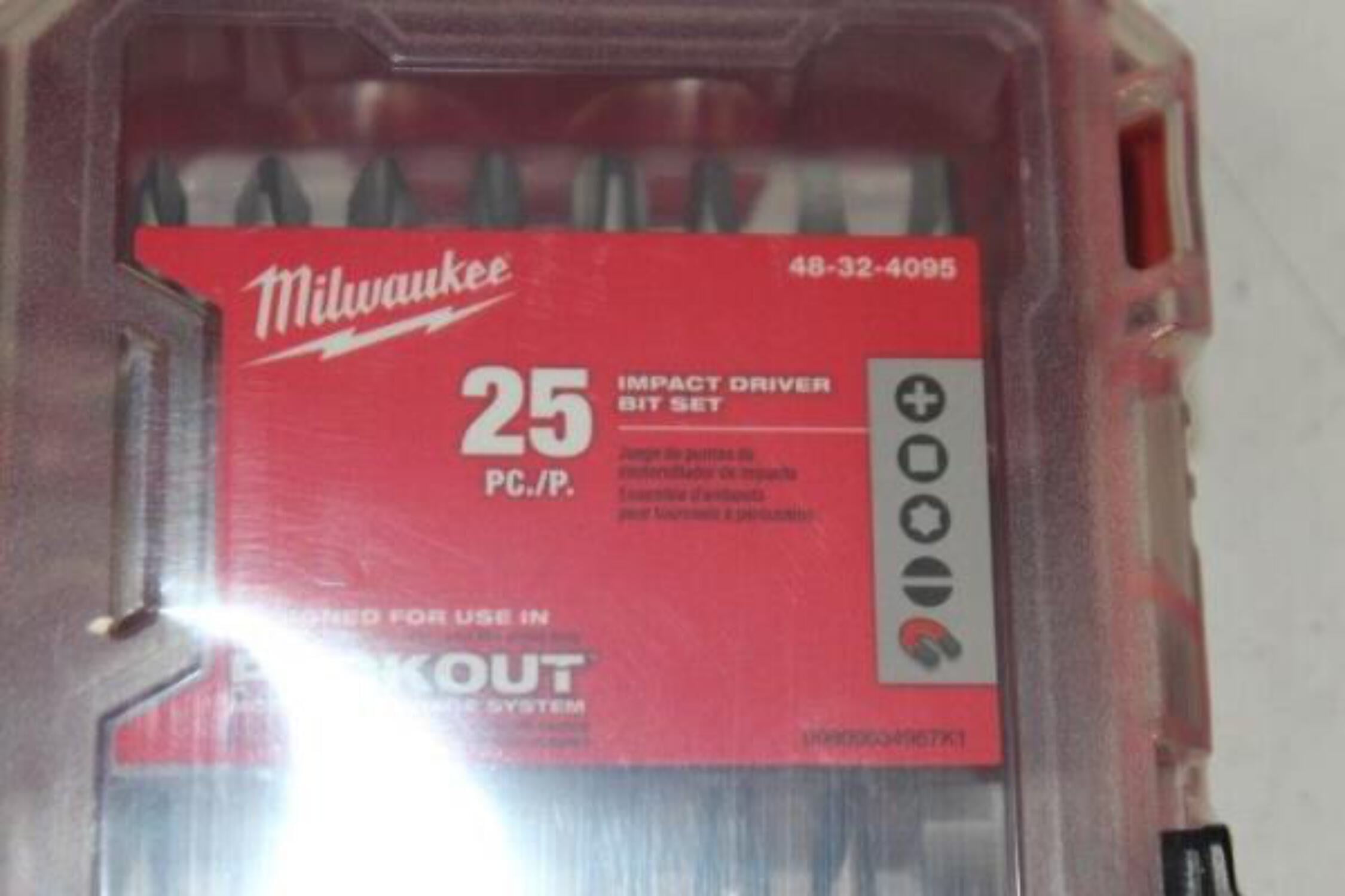 Milwaukee SHOCKWAVE Impact Duty Alloy Steel Screw Drill Bits & Sets, 25 Piece