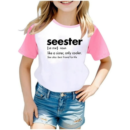 

XNHOU Toddler Halloween Shirts for Boys Girls Kids Fashion Children Summer Short Sleeve Letter Printed Blouse Tunic Tees Casual Tops 8-9 Years