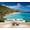 Color 1, variant on Wallpaper panoramic view Carambola Beach St Islands Peel and Stick Wall Murals 69"H x 96"W Removable PVC Wall Paper Self-Adhesive Wall Paintings Art Decor for Bedroom Living Room
