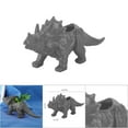 thumbnail image 3 of PVC Material Personality Animal Triceratops Pattern Potted Plants Container Animal Flower Pot, Plant Pot, For Home Garden Planting Plant, 3 of 8