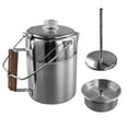 thumbnail image 2 of Camping Coffee Pot Stainless Steel, Percolator Coffee Pot, for Outdoor 9 Cups for Group Camping, Hiking, RV and Travel, 2 of 7
