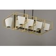 thumbnail image 2 of Maxim 26358SWGLDBK 40 in. Oblique 8 Light Gold & Black Linear Pendant Ceiling Light, 2 of 4